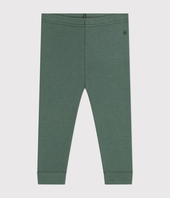 Babies' Cotton Leggings CROCO green