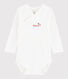 Baby Girls' Long-Sleeved Wrapover Bodysuit