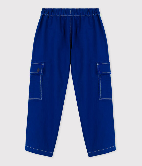 Unisex Serge Cargo Trousers NEWBLEU blue