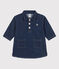 Babies' Long-Sleeved Light Denim Dress DENIM blue