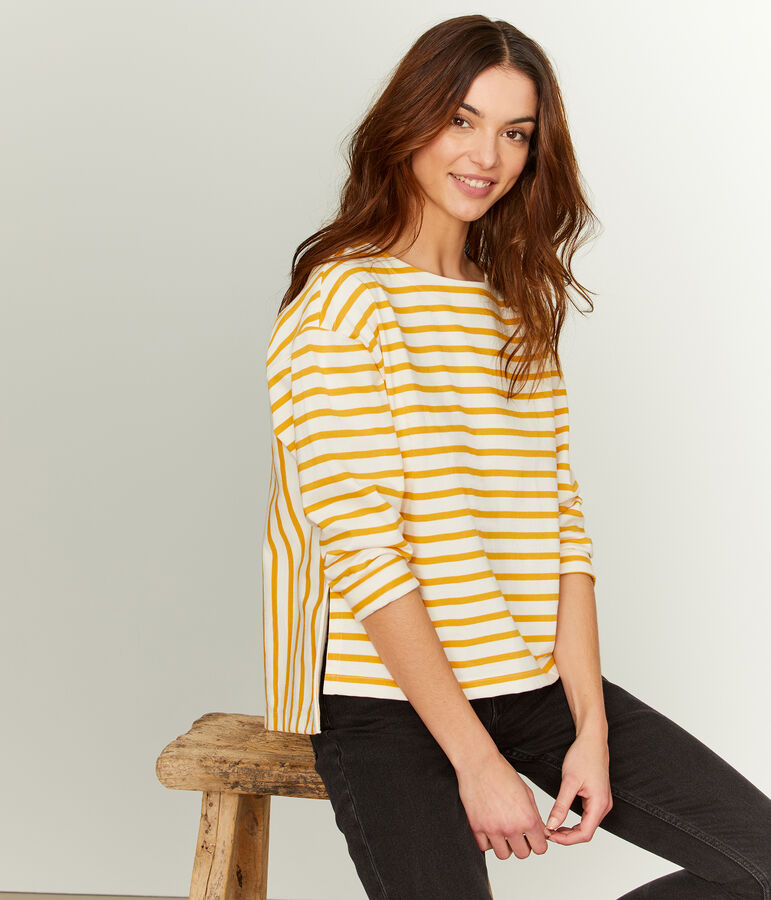 Women's Graphic Sailor Top white/yellow