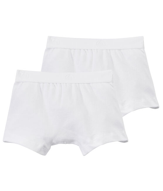 Boys' Boxer Shorts - 2-Piece Set LOT white