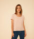 Women's Straight Round-Neck Linen T-Shirt