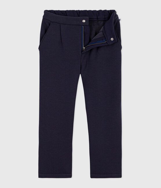 Children's fleece trousers SMOKING blue