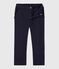 Children's fleece trousers SMOKING blue