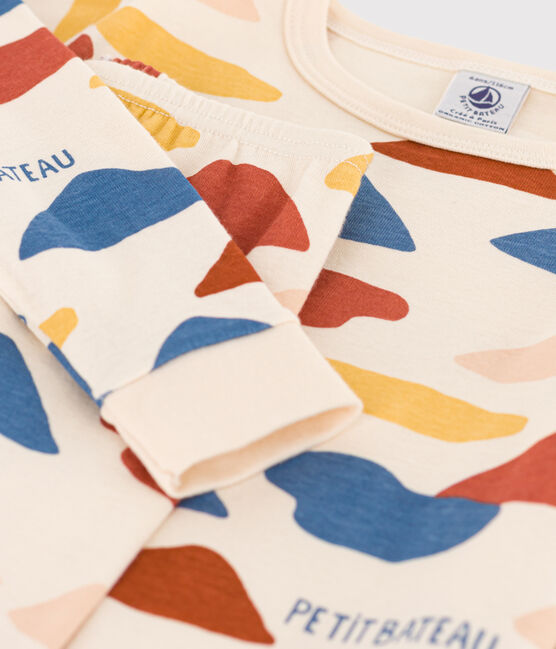 Unisex Snugfit Cotton Pyjamas AVALANCHE white/MULTICO