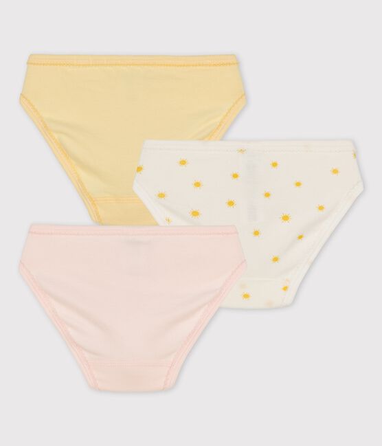 Girls' Sun Print Organic Cotton Briefs - 3-Pack variante 1