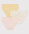 Girls' Sun Print Organic Cotton Briefs - 3-Pack variante 1