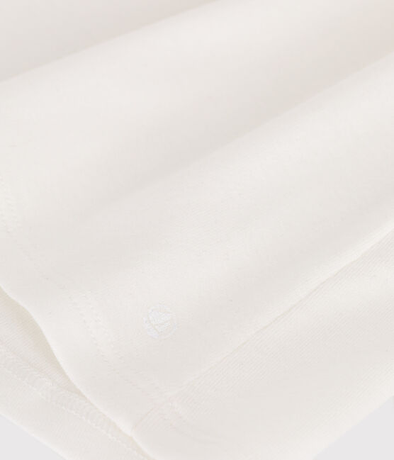 Babies' sleeveless cotton blouse MARSHMALLOW white