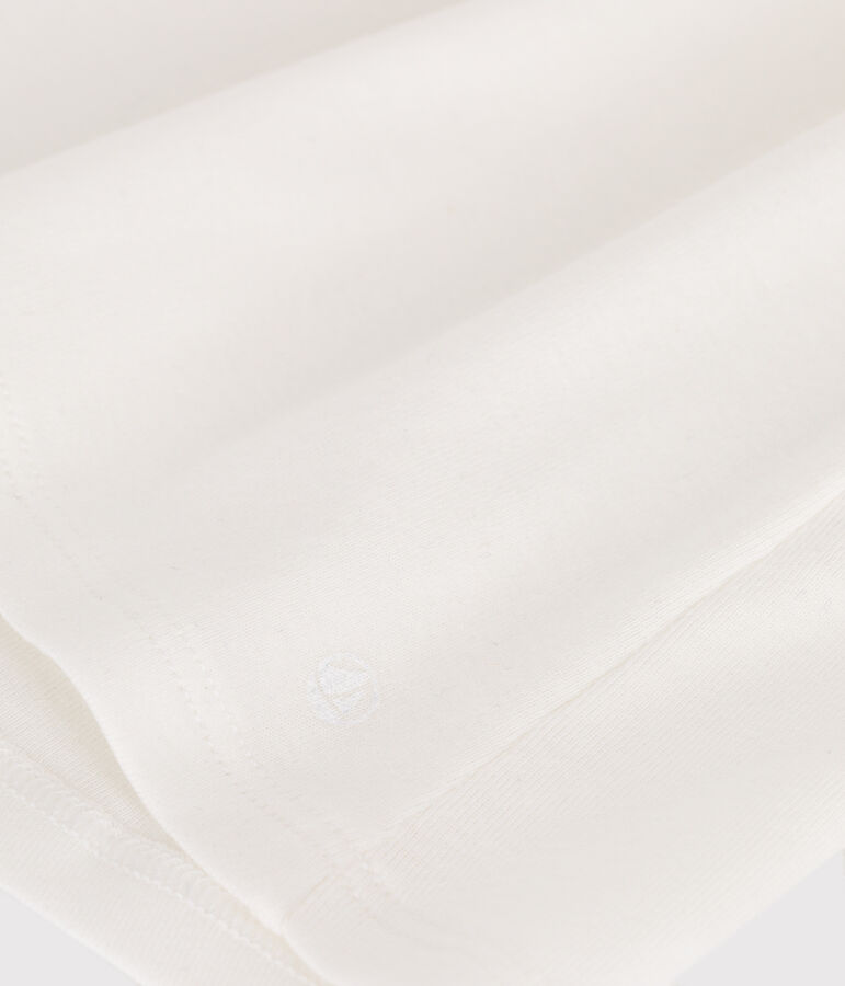 Babies' sleeveless cotton blouse white