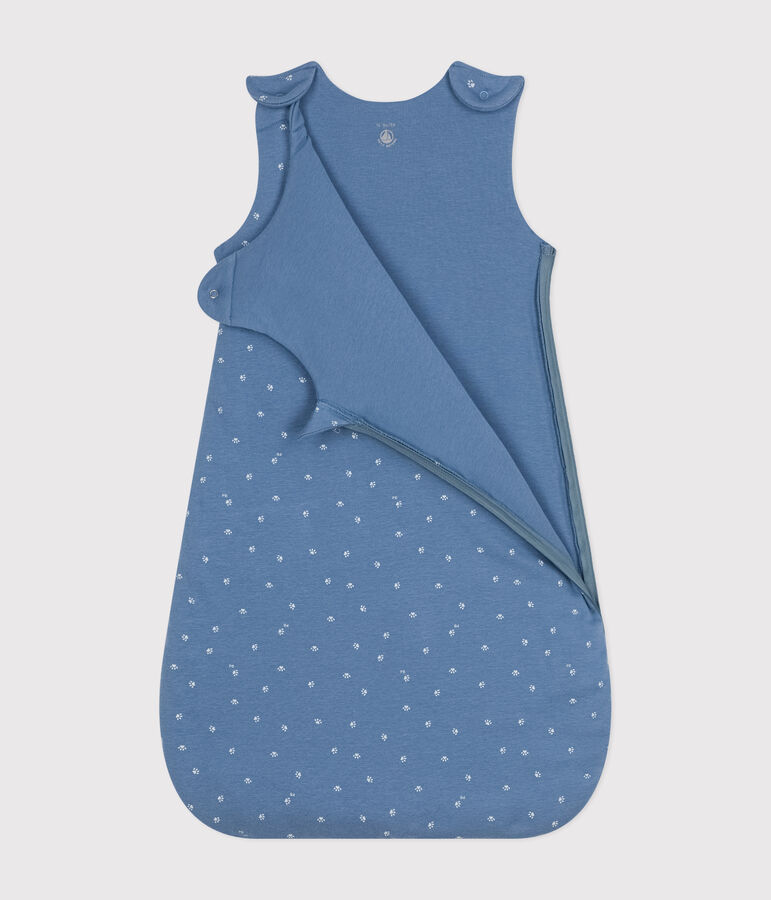 Babies' Cotton 2 TOG Sleeping Bag blue/white