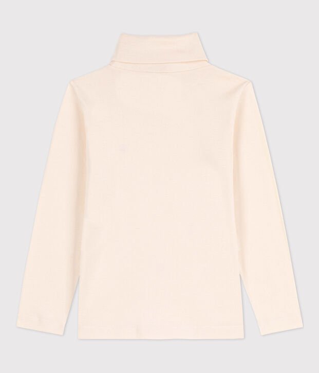 Children's Unisex Cotton Polo Neck Ecru