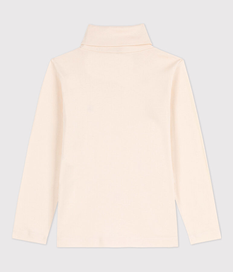Children's Unisex Cotton Polo Neck Ecru