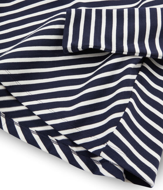 Women's Graphic Sailor Top SMOKING blue/COQUILLE beige