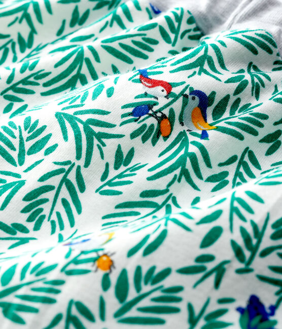 Baby Boys' Print Ribbed Trousers MARSHMALLOW white/MULTICO white
