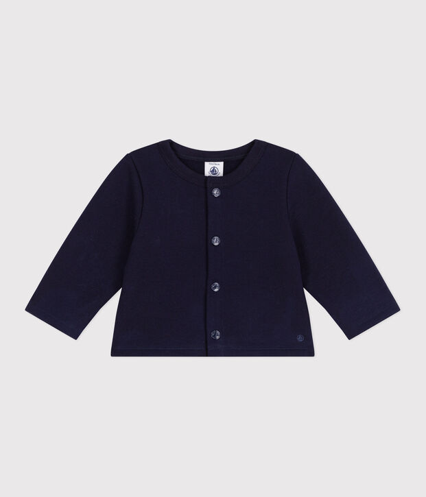 Babies' plain cotton cardigan SOIR