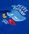 Babies' whale pattern cotton sweatshirt OLYMPIC
