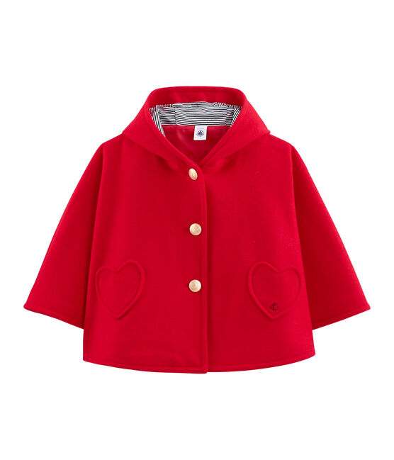 Girls' Cape TERKUIT red