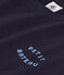 Women's The Straight Round-Neck Cotton T-Shirt SMOKING blue