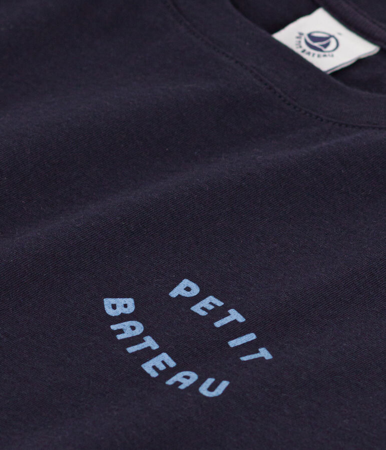 Women's The Straight Round-Neck Cotton T-Shirt blue