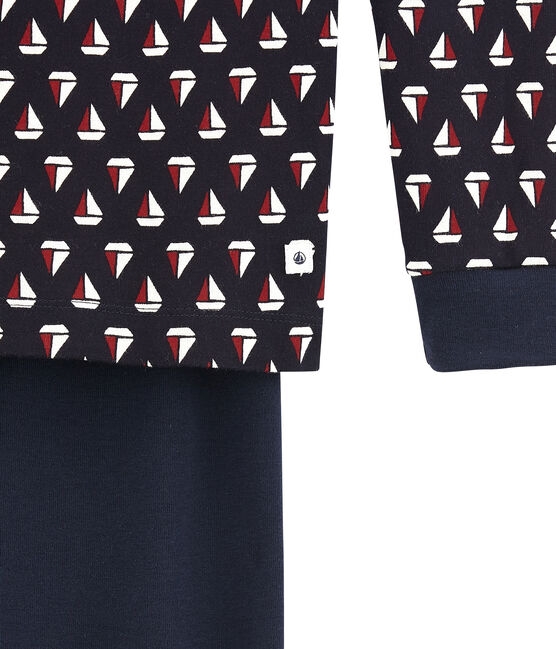 Boy's pyjamas SMOKING blue/MULTICO white
