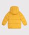 Children's plain puffer jacket yellow