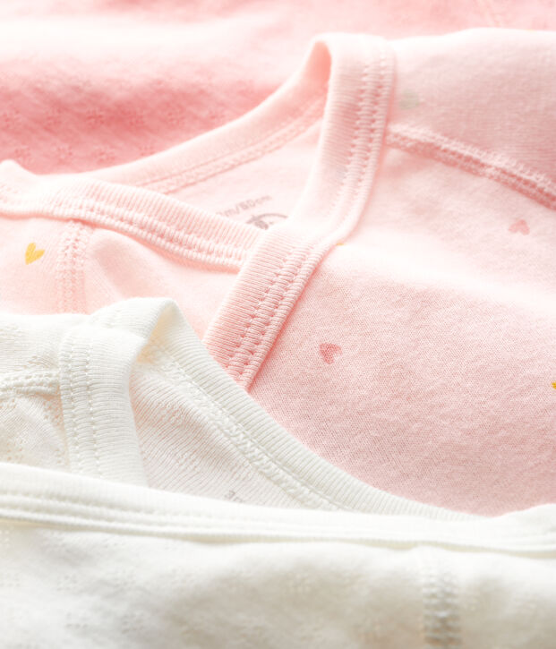 Newborn Babies' Long-Sleeved Bodysuit - 3-Pack multicolor