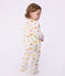 Babies' fruit print cotton pyjama suit MARSHMALLOW white/MULTICO white