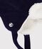 Babies' chapka in sherpa-lined corduroy SOIR