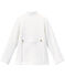 Girl's quilted double knit coat MARSHMALLOW white