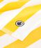 Striped cotton terry beach towel yellow/white