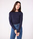 Women's Iconic long-sleeved wool and cotton T-shirt