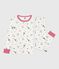 Children's Paris print cotton pyjamas MARSHMALLOW white/MULTICO white