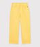Children's cotton trousers yellow