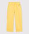 Children's cotton trousers yellow