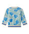 Baby boy's print cardigan BELUGA grey/MULTICO white