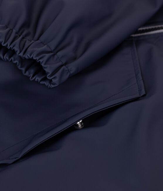 Women's short raincoat SMOKING blue