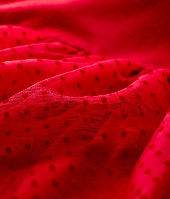 Baby Girls' Long-Sleeved Dress TERKUIT red