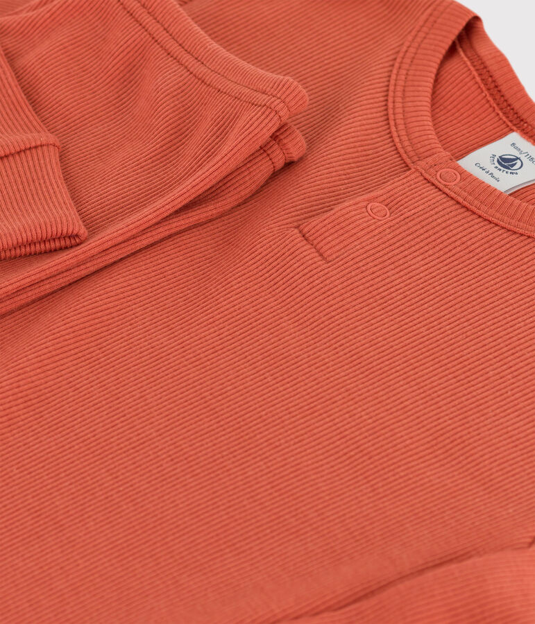 Children's Unisex Cotton/Lyocell Pyjamas BRANDY pink