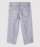 Baby Boys' Embroidered Twill Trousers CONCRETE grey