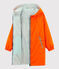 Unisex Children's Warm Reversible Windbreaker CAROTTE orange/FONTAINE blue