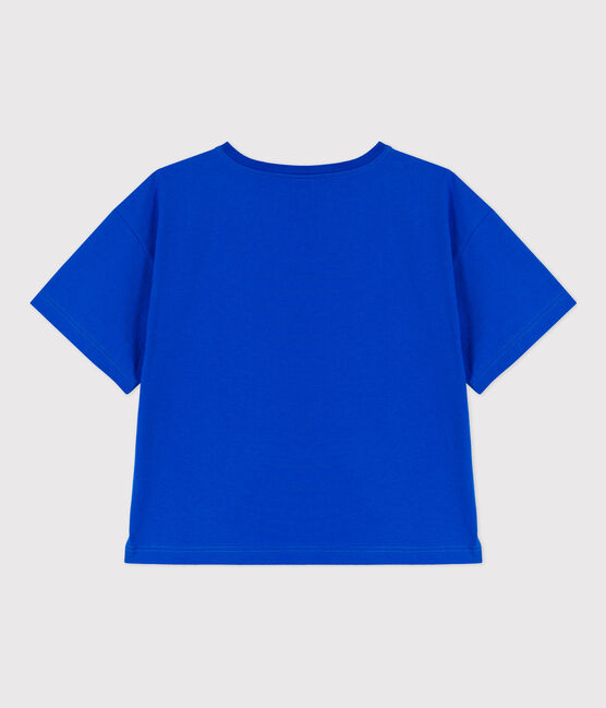 Women's Boxy Cotton T-Shirt PERSE blue