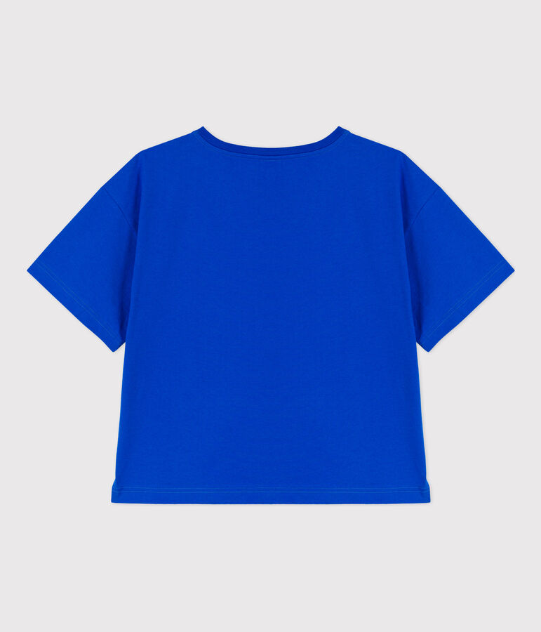 Women's Boxy Cotton T-Shirt blue