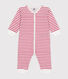 Babies' footless cotton pyjamas