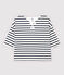 Women's Breton Top MARSHMALLOW white/SMOKING blue