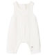 Baby Boys' Long Quilted Tube-Knit Dungarees