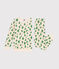 Children's tree print brushed terry towelling pyjamas AVALANCHE white/MULTICO