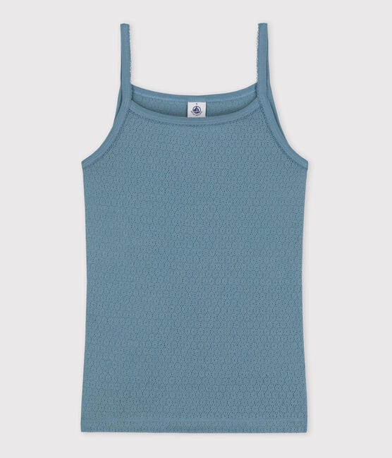Women's Iconic Cotton Strappy Top ROVER blue