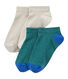 Set of 2 pairs of boy's ankle socks