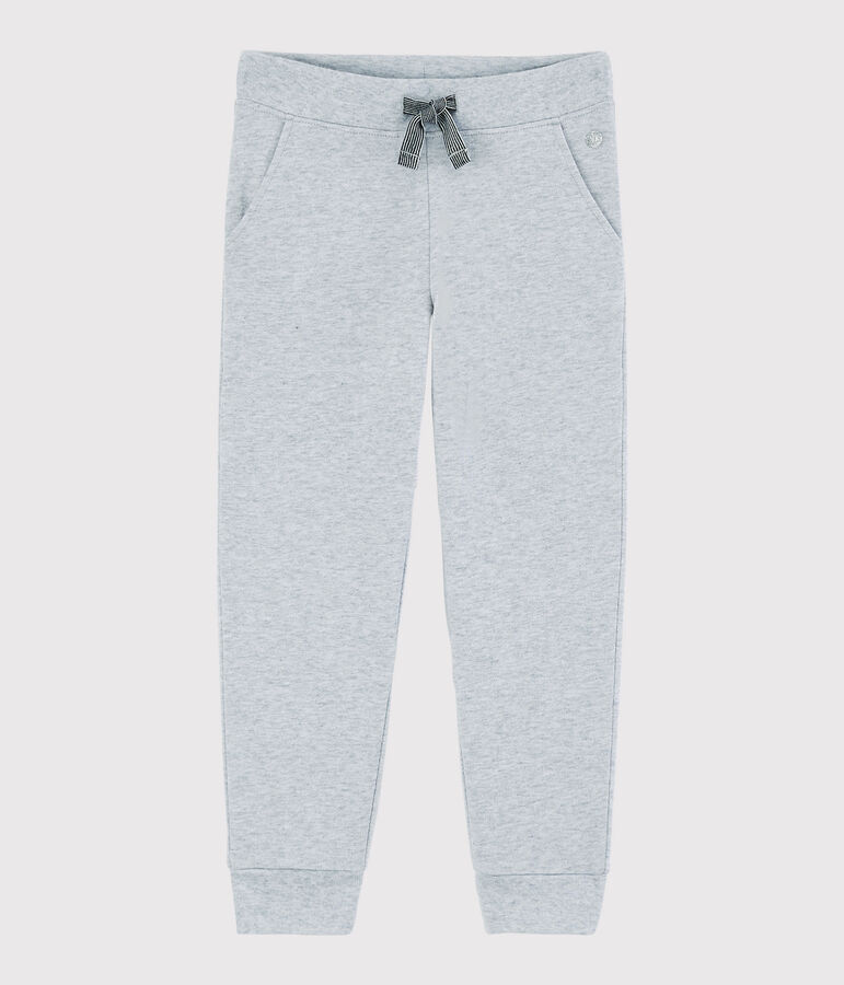 Boys' Fleece Jogging Bottoms grey